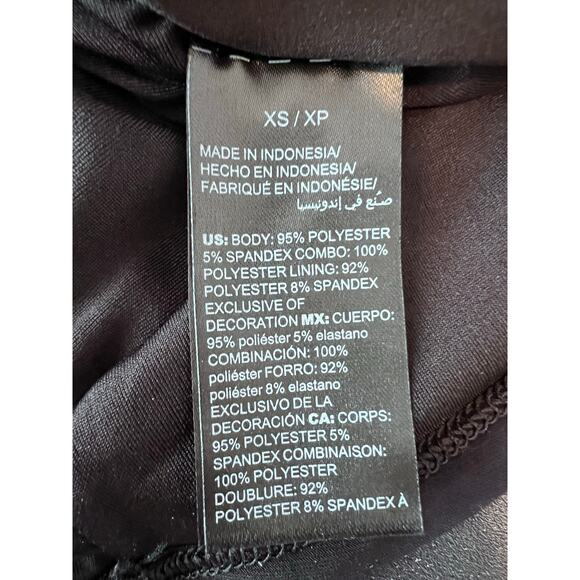 WHITE HOUSE BLACK MARKET BLACK ASYMMETRICAL ONE SHOULDER SLEEVELESS LACE SIZE XS - Picture 13 of 14